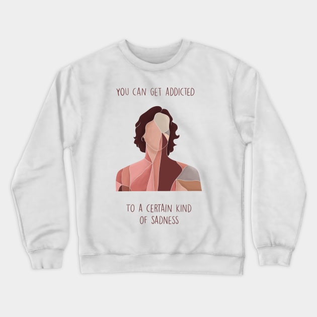 Gotye - Somebody That I Used To Know lyrics Crewneck Sweatshirt by eternalshadeart